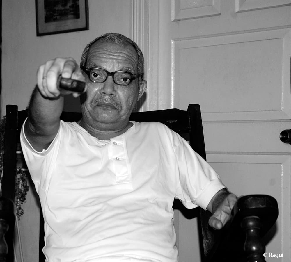 Nestor Jimenen en el rodaje