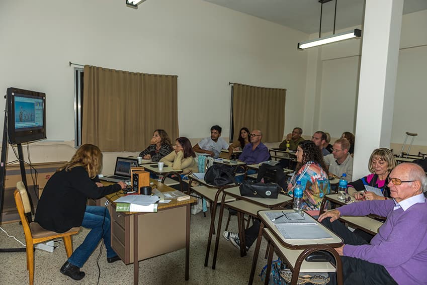 impartiendo taller de fotografia bahia blanca