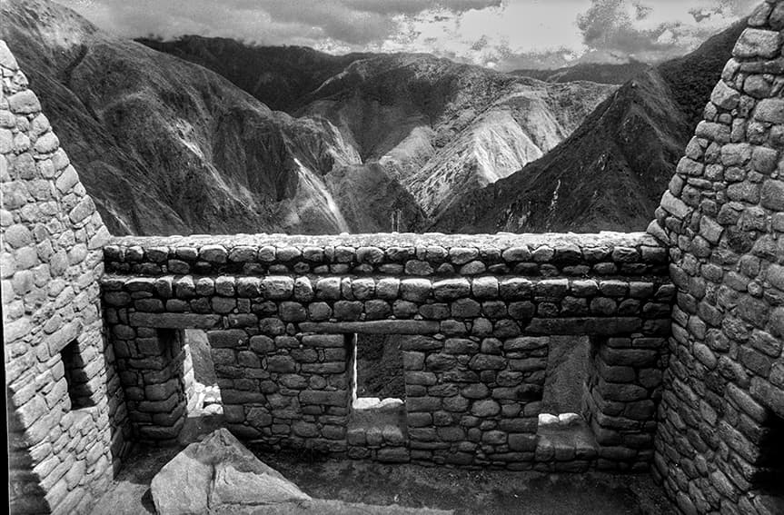 la casa de vigilancia Machupichu